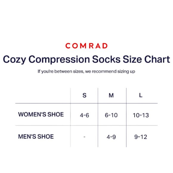 Comrad Set of 2 Cozy Knee-High Compression Socks  Size Small  15811 - Picture 3 of 4
